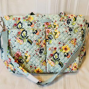 New Vera Bradley Diaper Bag Blue Floral
